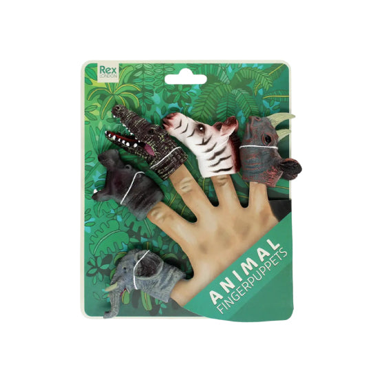 Animal Finger Puppets Set of 5