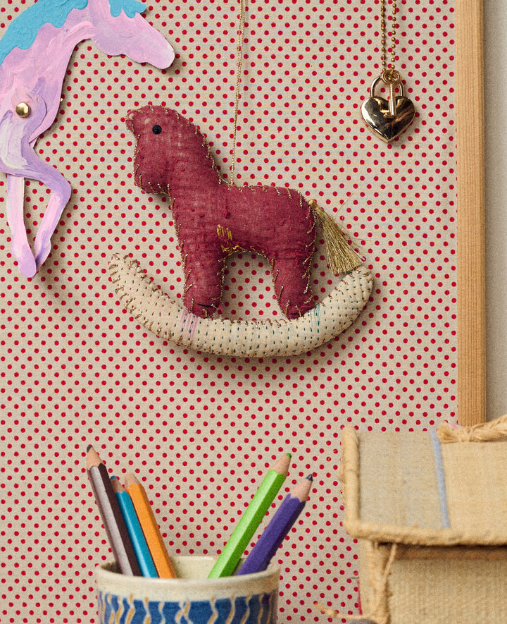 Sissel Edelbo Rocking Horse Ornament Jim Key