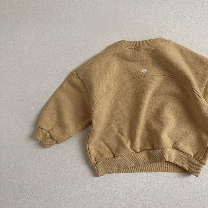 Round Sweatshirt Butter - La Gentile Store