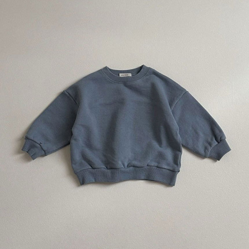 Round Sweatshirt Sky - La Gentile Store