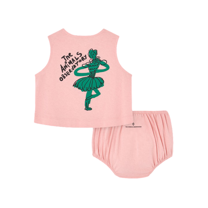 The Animals Observatory Soft Pink Baby Set