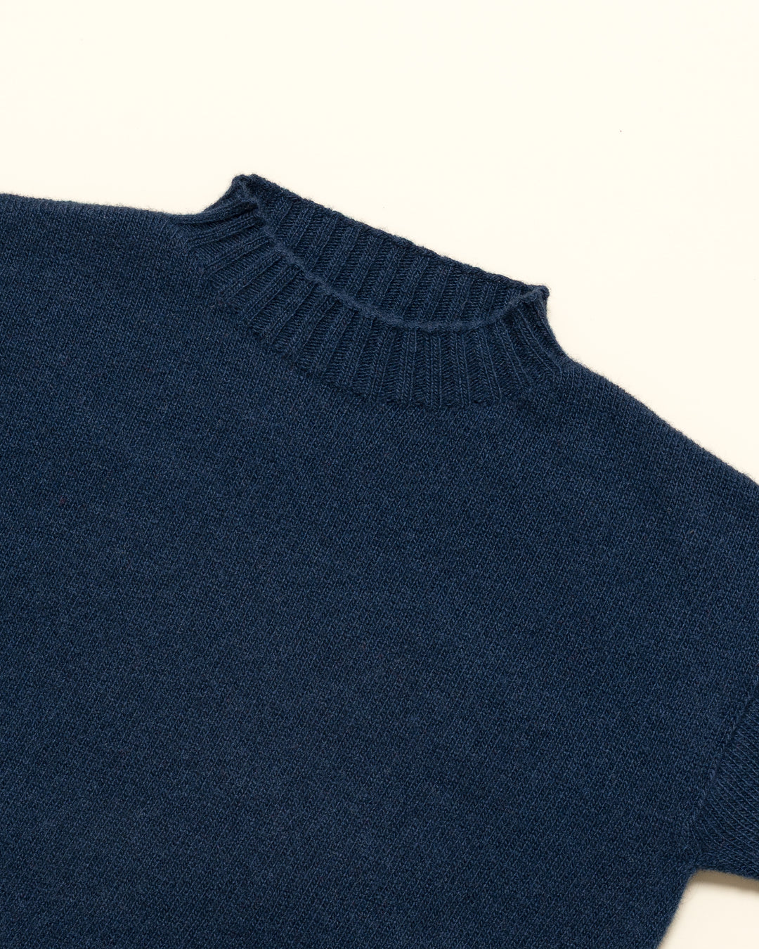 Hvid Kasper Sweater Navy Blue
