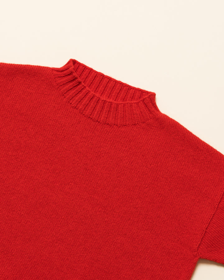 Hvid Kasper Sweater Red
