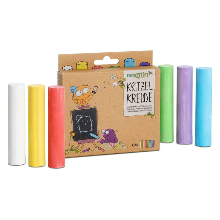 Sidewalk Chalk 6 Pack - La Gentile Store