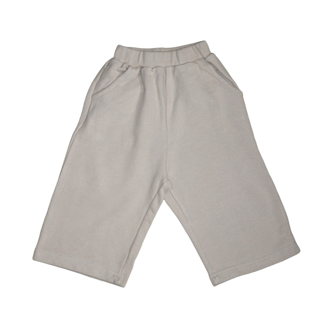 Simple Wide Sweatpants Beige - La Gentile Store