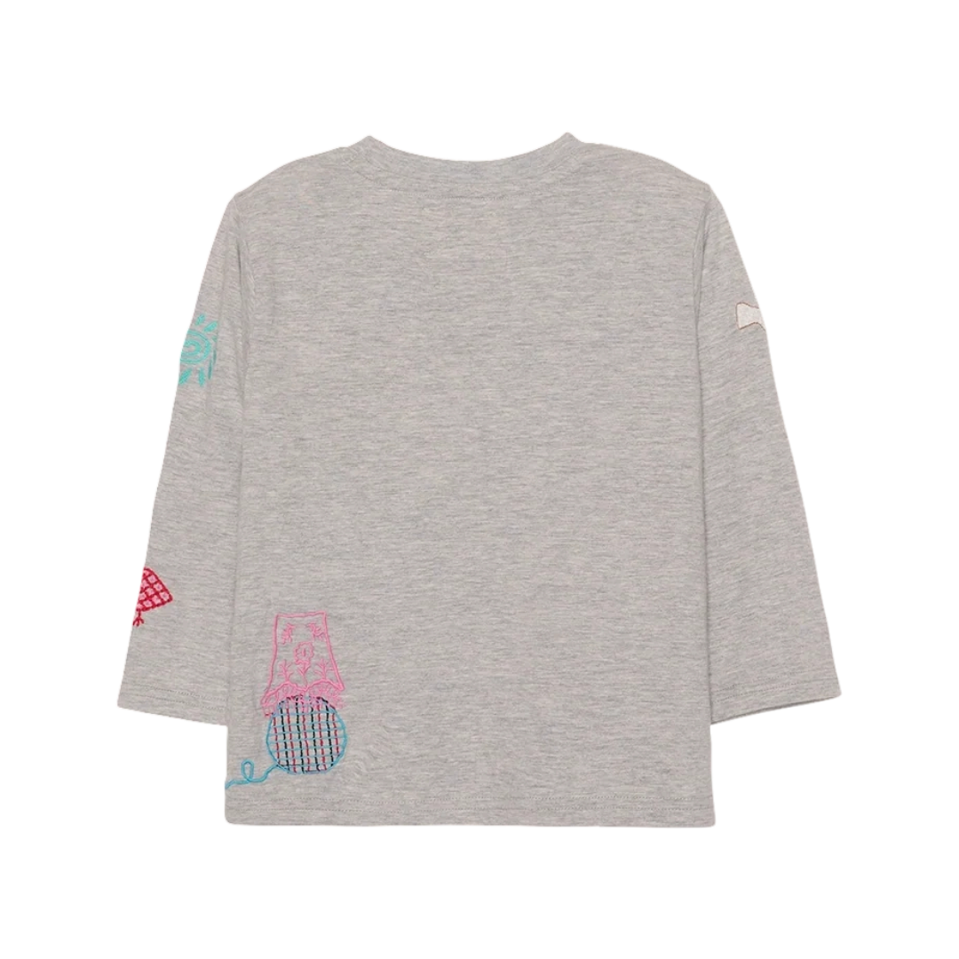 Sissel Mini Billie Top Grey Melange