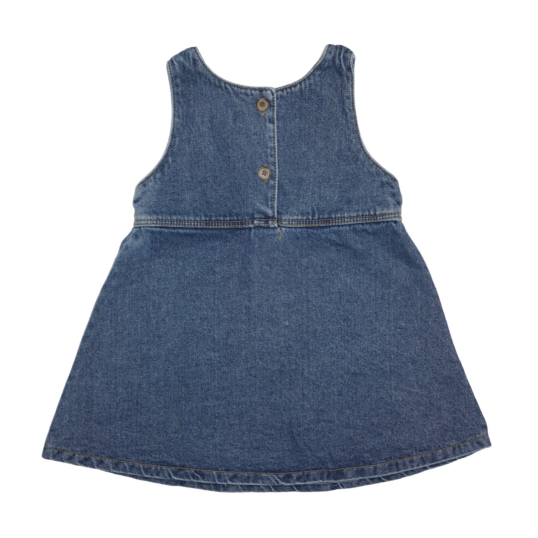 Sleeveless Denim Dress