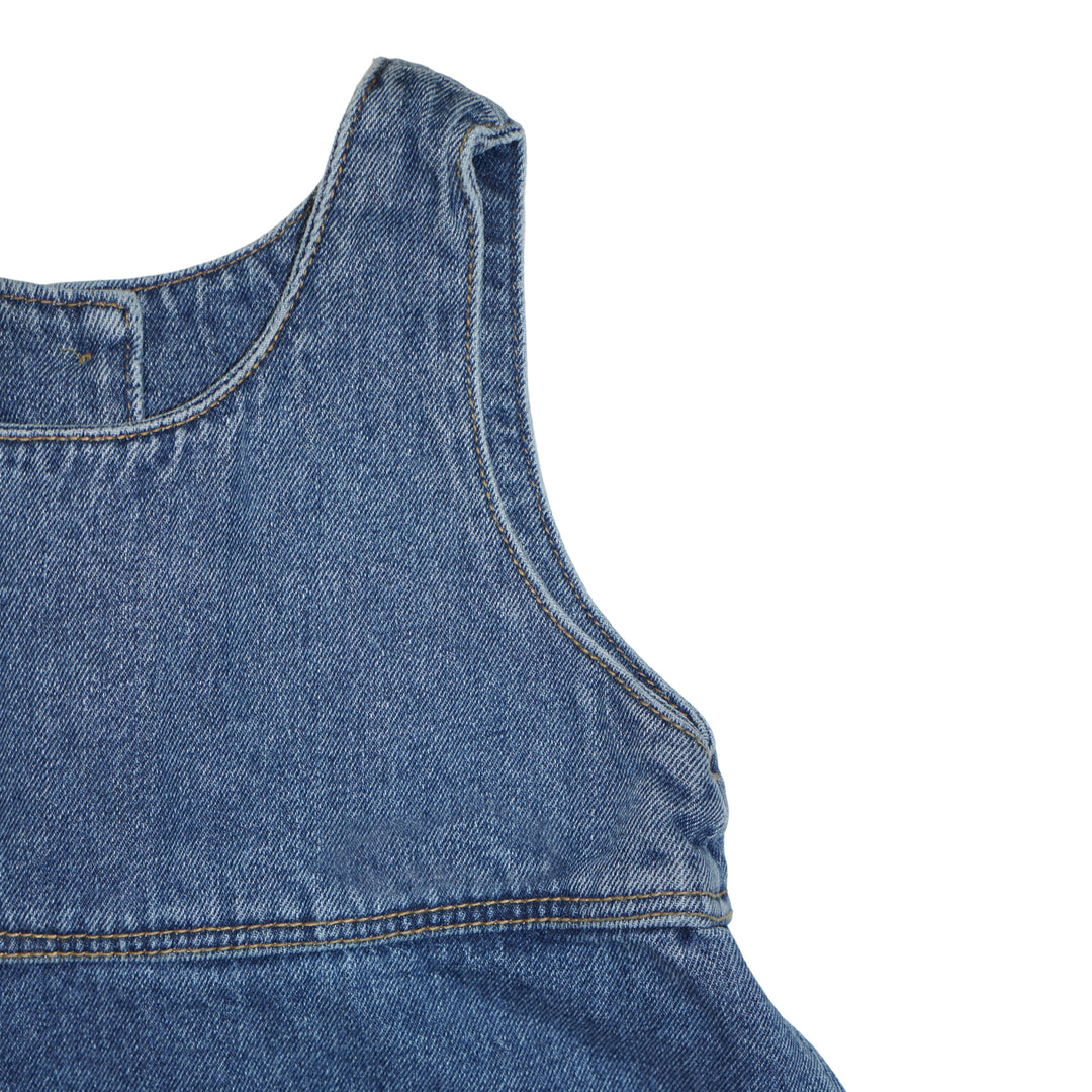 Sleeveless Denim Dress