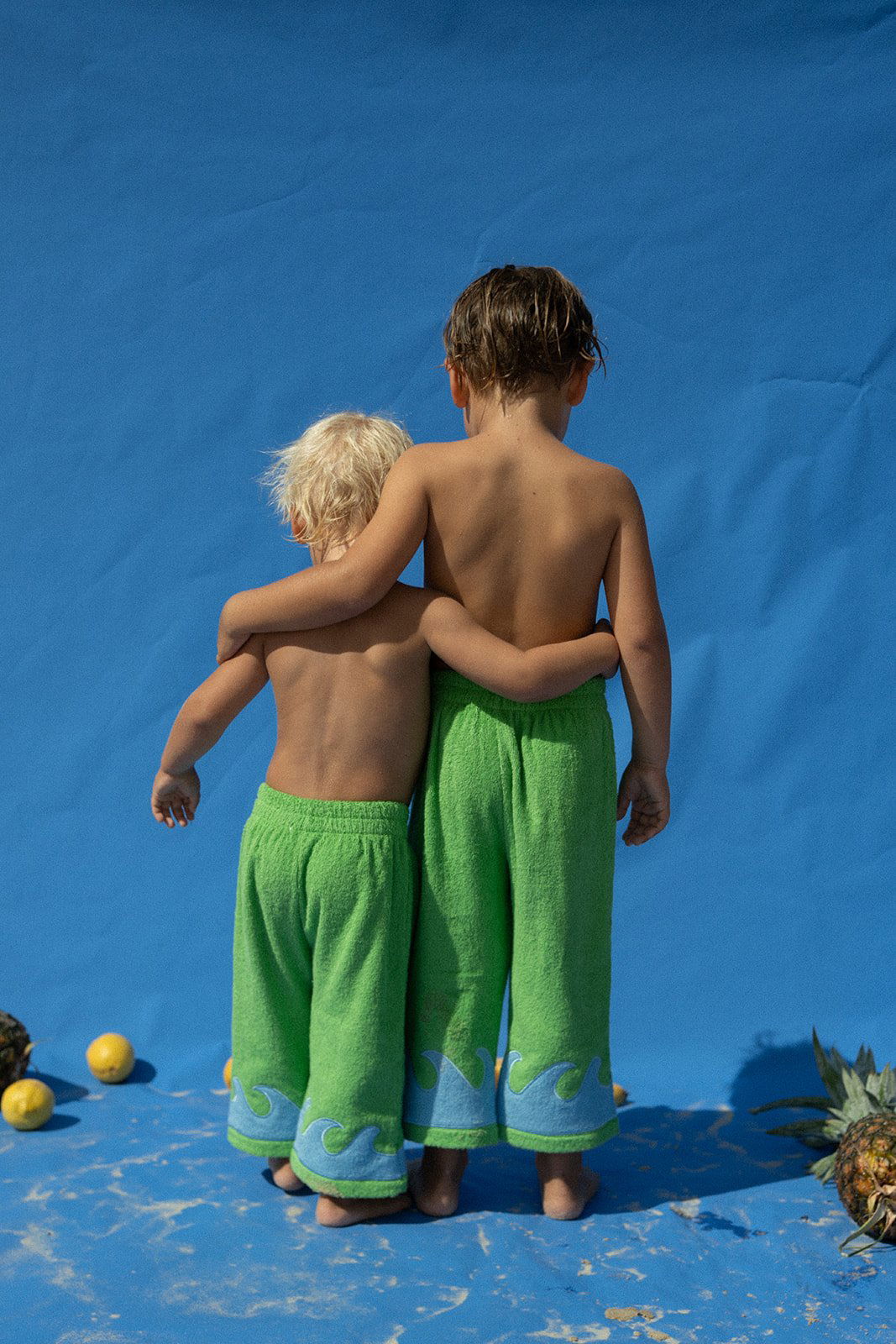 Spicy Dugong Green Wave Party Pants - La Gentile Store