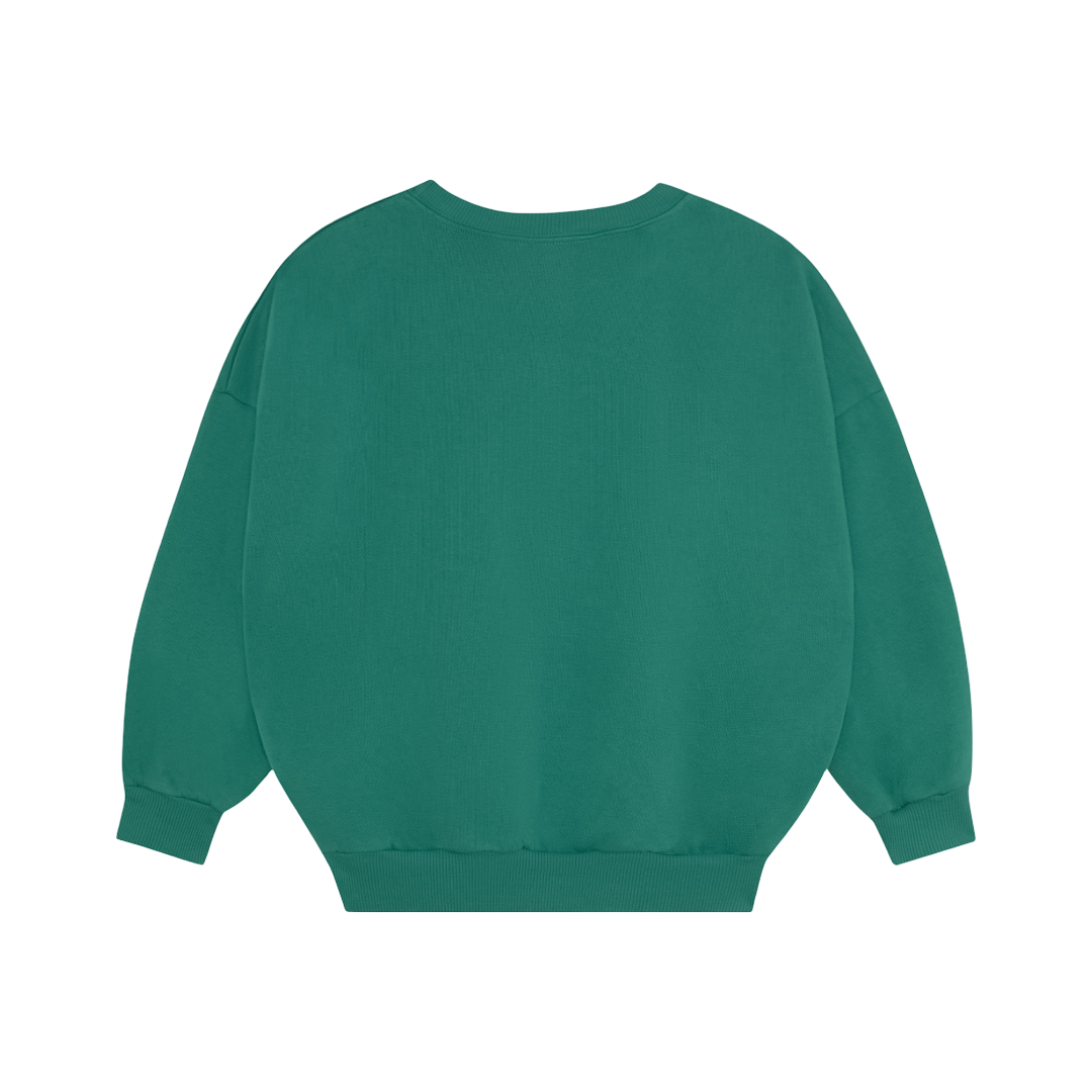 The Campamento Green Smiling Face Sweatshirt