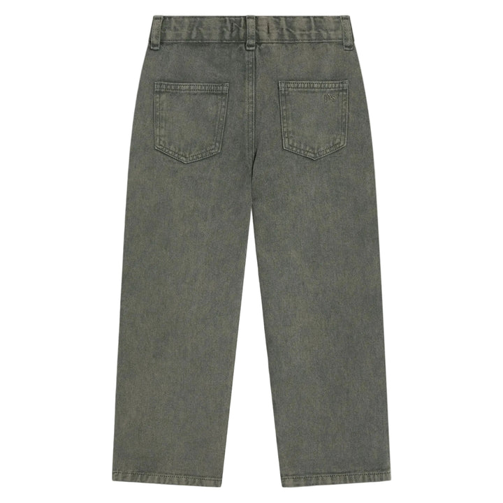 The New Society Denim Baggy Pant Tea Leaf
