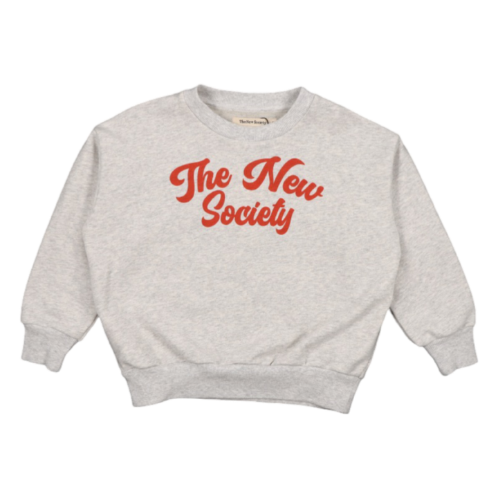 The New Society Ios Sweatshirt Grey Melange