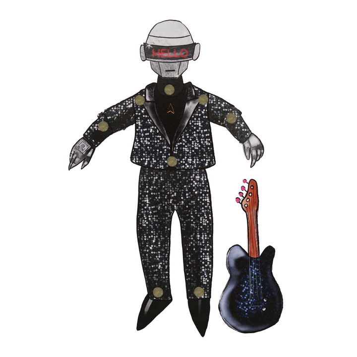 Daft Punk Paper Puppet