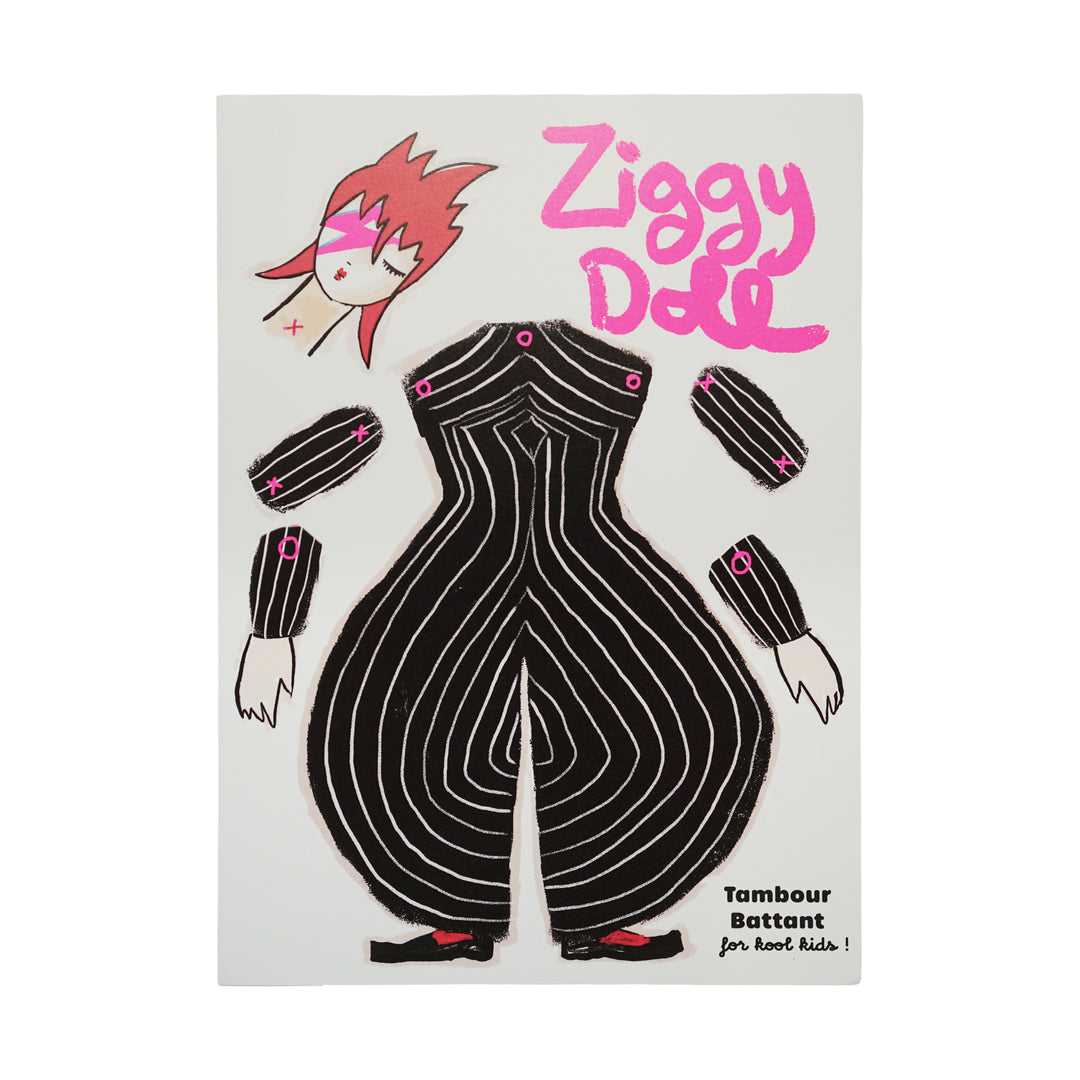 Ziggy Stardust Paper Puppet
