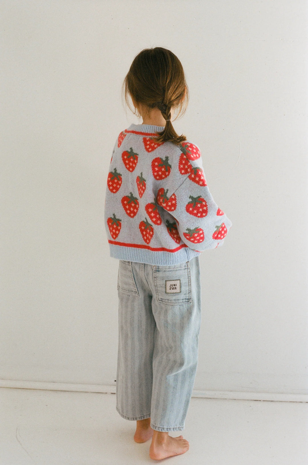 Juni Strawberry Skies Cardigan Sky