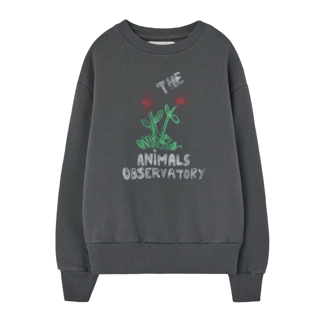 The Animals Observatory Bear Kids Sweatshirt Dark Grey