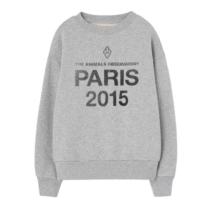 The Animals Observatory Bear Kids Sweatshirt Grey Heather