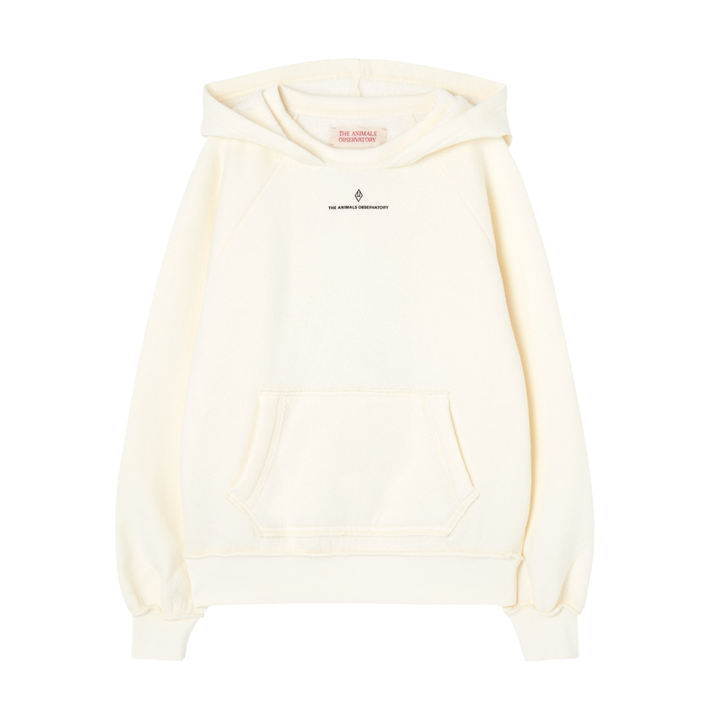 The Animals Observatory Beaver Hoodie Raw White