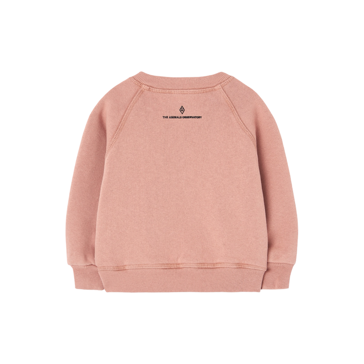 The Animals Observatory Jackal Baby Sweatshirt Dusty Coral
