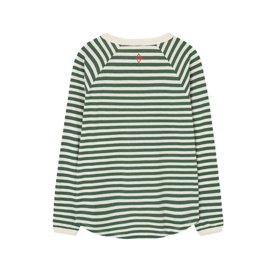 The Animals Observatory Anteater Long Sleeve Kids Shirt Green