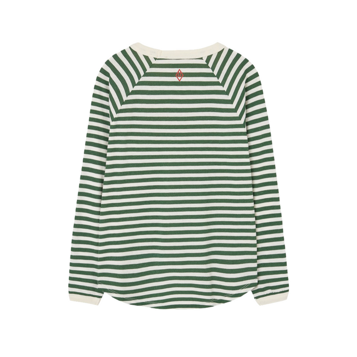 The Animals Observatory Anteater Long Sleeve Kids Shirt Green