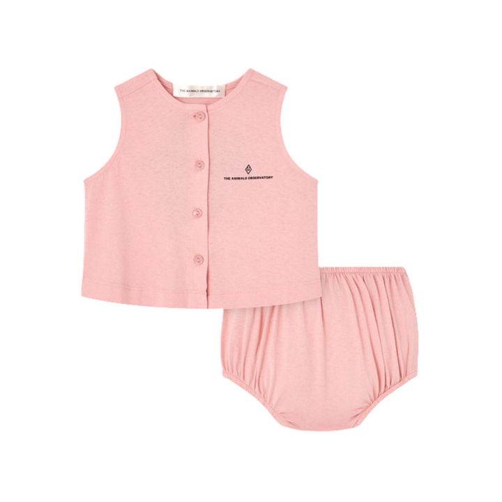The Animals Observatory Soft Pink Baby Set
