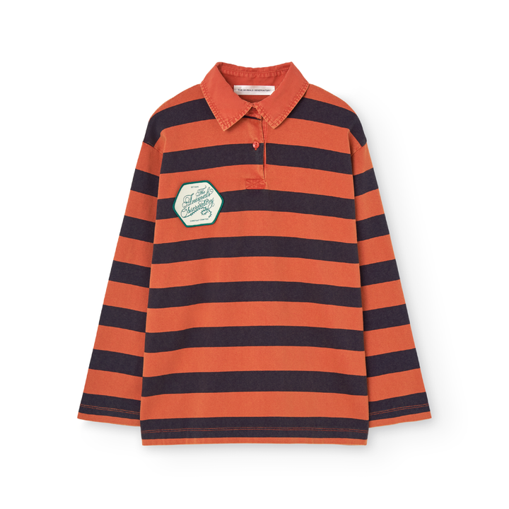 The Animals Observatory Anteater Lionfish Striped Kids Polo