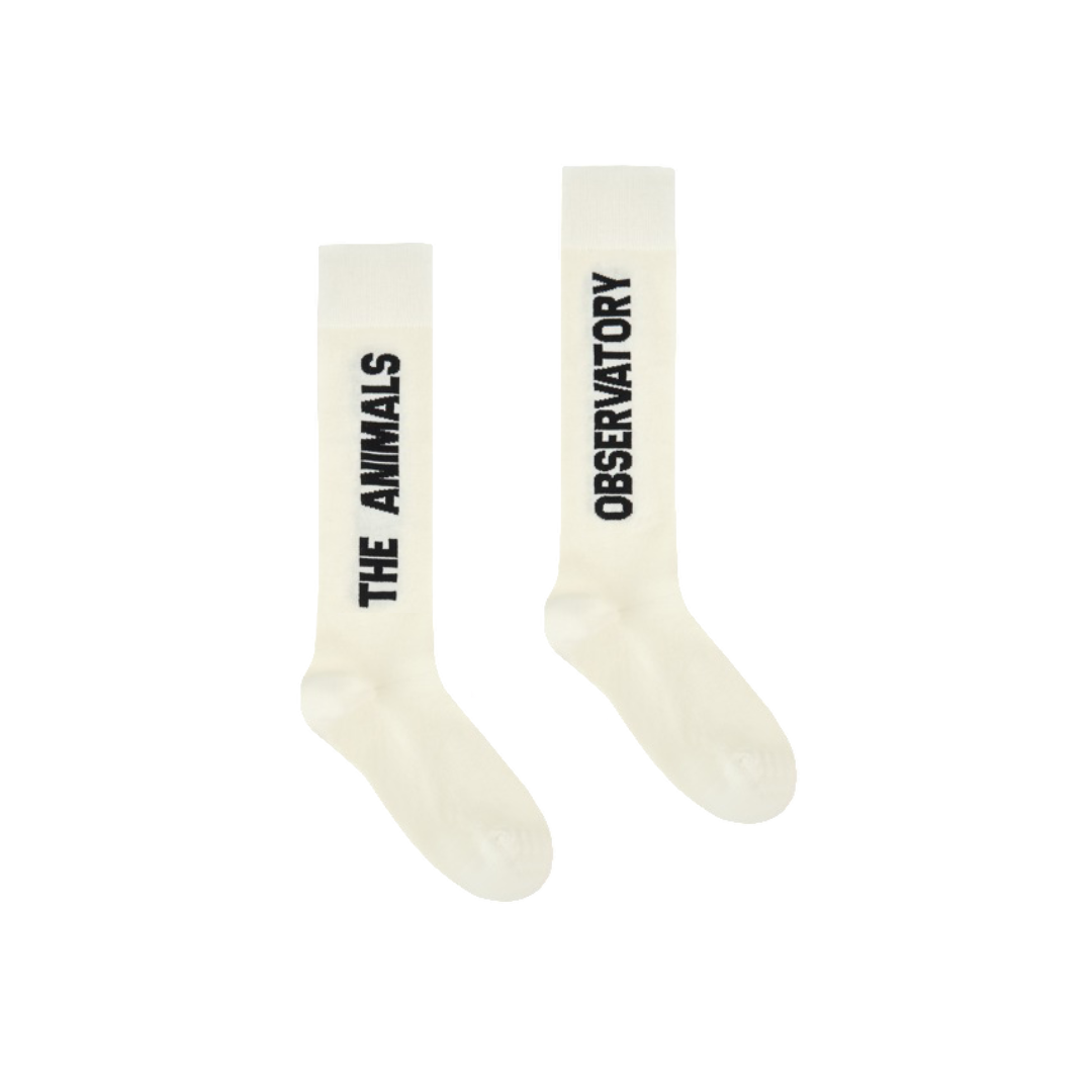 The Animals Observatory Worm Kids Socks White