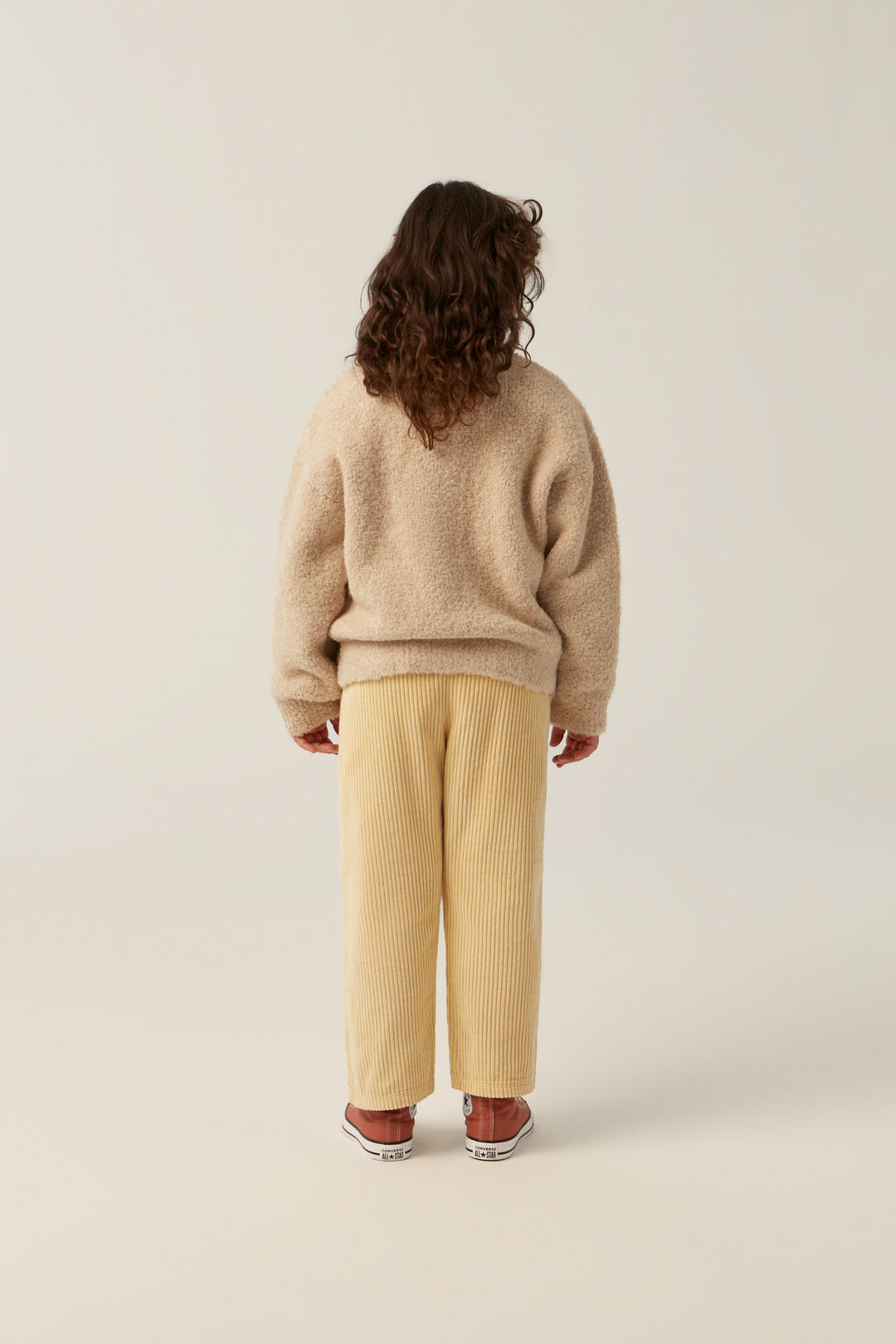 The Campamento Wool Flowers Jumper Ecru