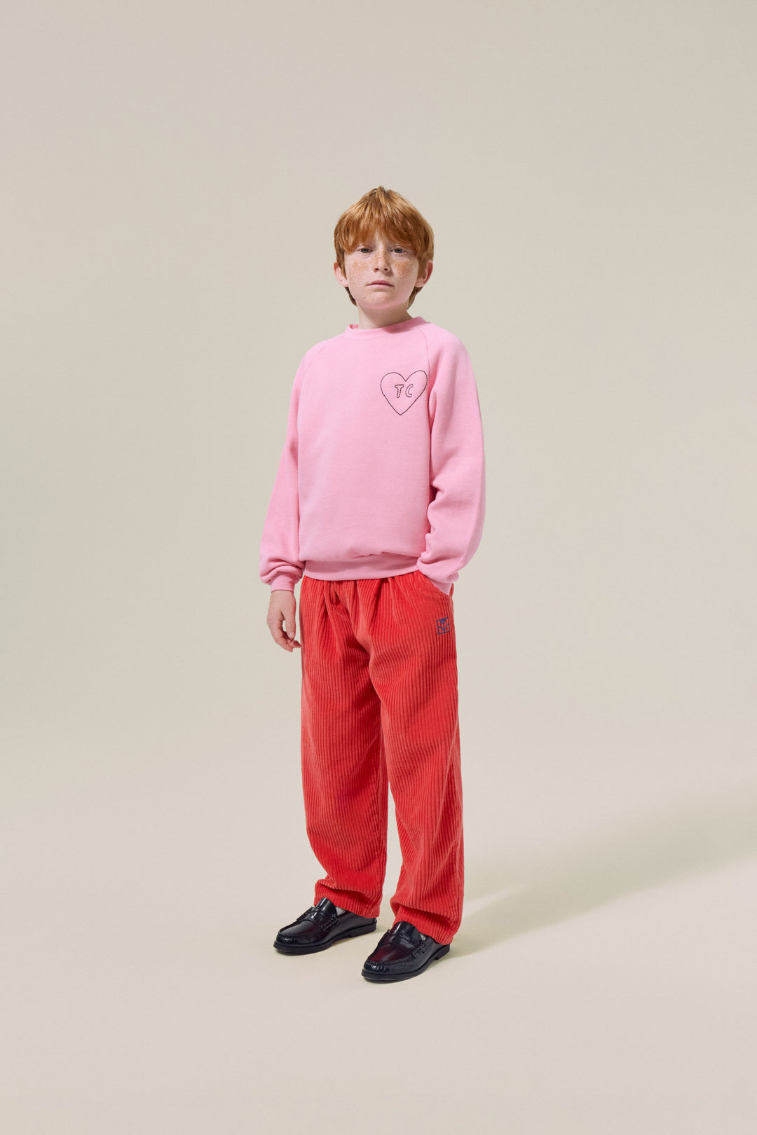 The Campamento Red Corduroy Trousers