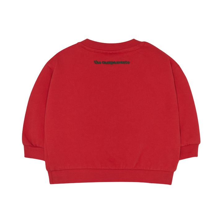 The Campamento Happy Houses Red Baby Sweatshirt