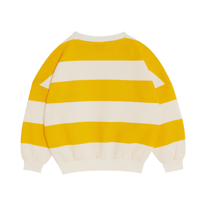 The Campamento Yellow Stripes Oversized Kids Sweatshirt