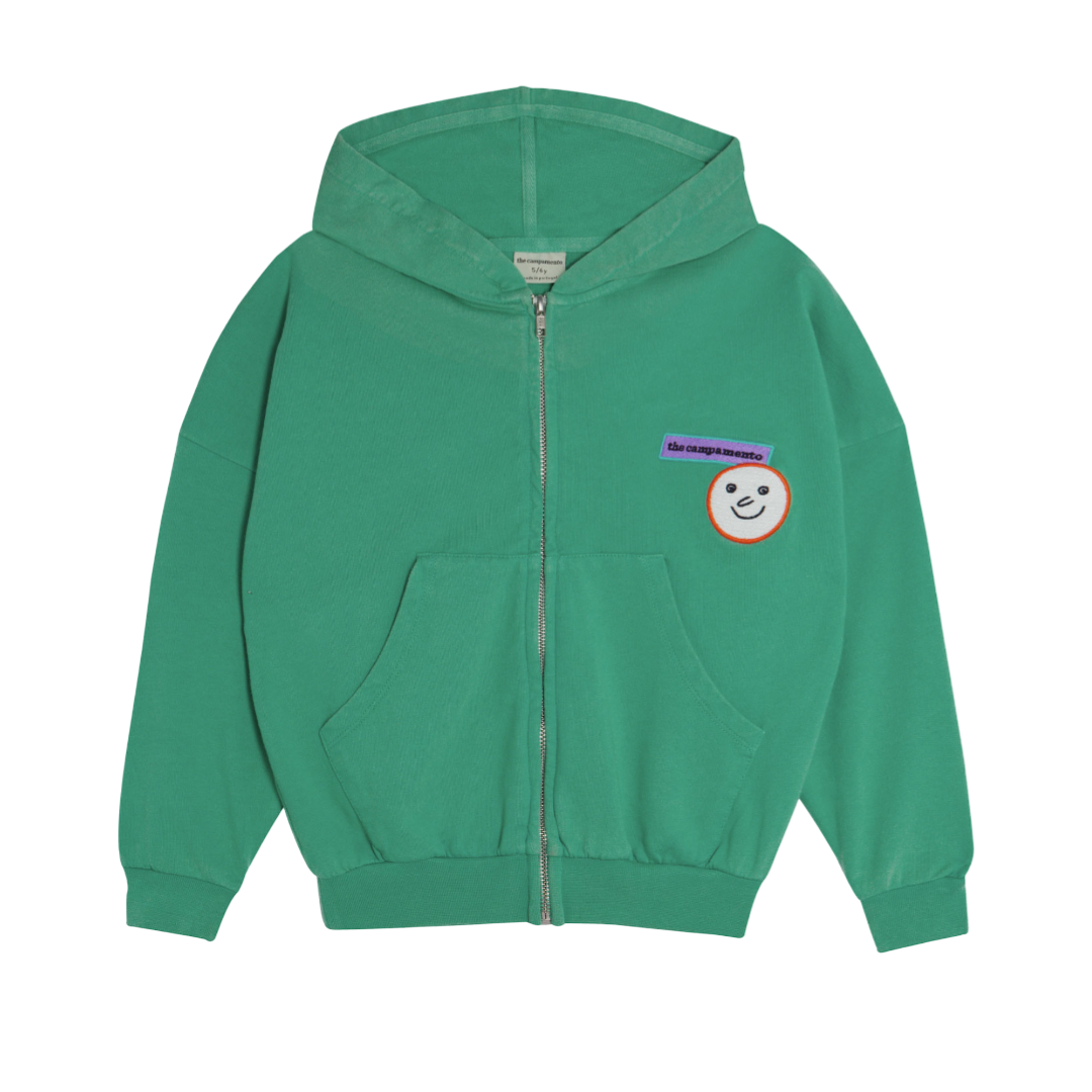 The Campamento Green Washed Oversized Kids Hoodie