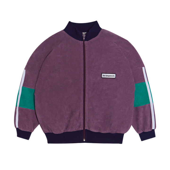 The Campamento Purple Color Block Kids Jacket