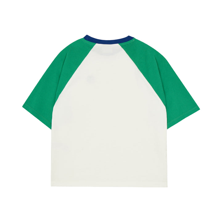 The Campamento Green Color Block T-Shirt