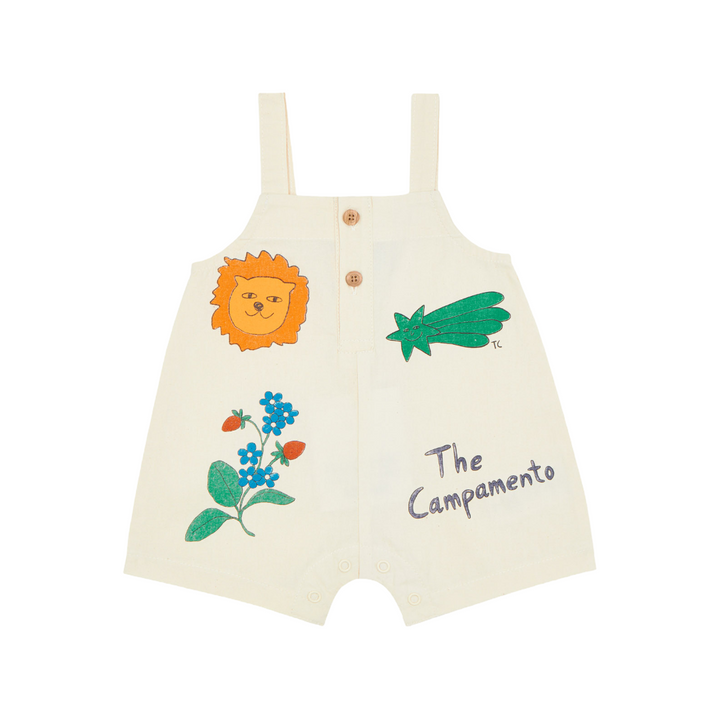 The Campamento Drawings Baby Dungarees
