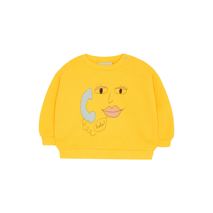 The Campamento Face on the Phone Baby Sweatshirt