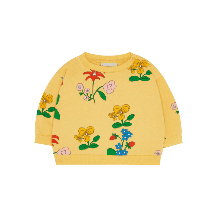The Campamento Flowers Allover Baby Sweatshirt