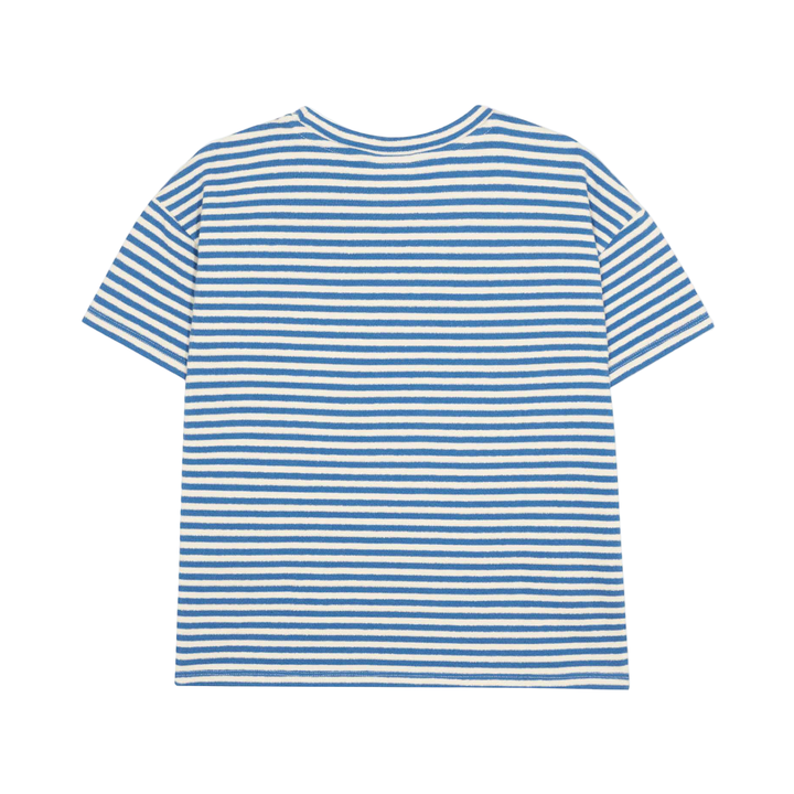 The Campamento Blue Striped Oversized T-Shirt