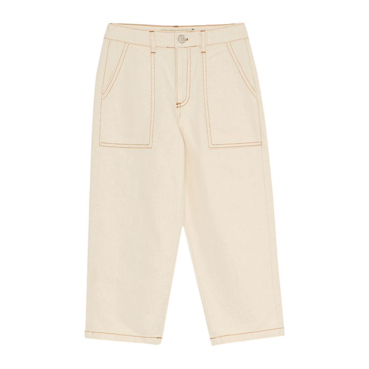The New Society Baggy Denim Jeans Ecru