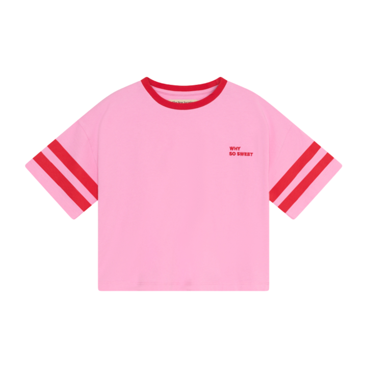 The New Society Canna T-Shirt Pink Lavender