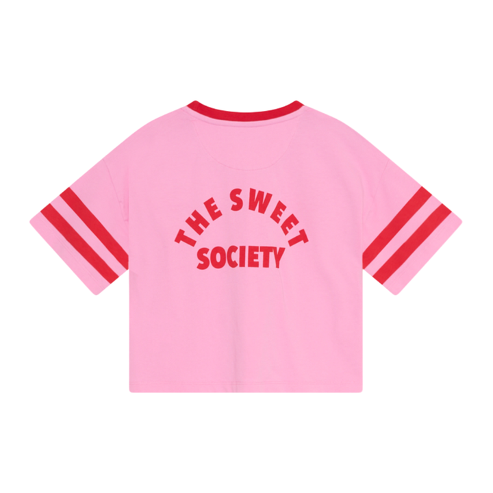 The New Society Canna T-Shirt Pink Lavender