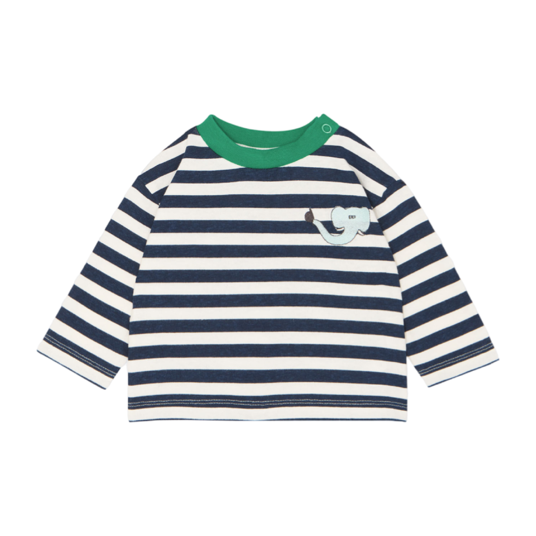 The Campamento Blue Stripes Baby Shirt - La Gentile Store