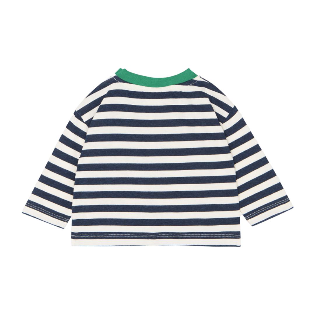 The Campamento Blue Stripes Baby Shirt - La Gentile Store