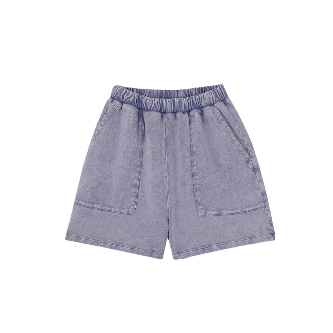 The Campamento Blue Washed Kids Shorts - La Gentile Store