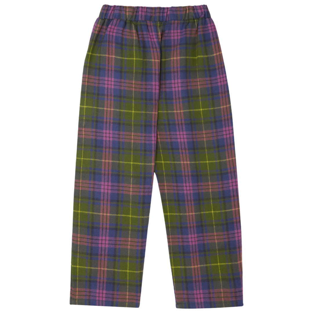 The Campamento Checked Kids Trousers - La Gentile Store