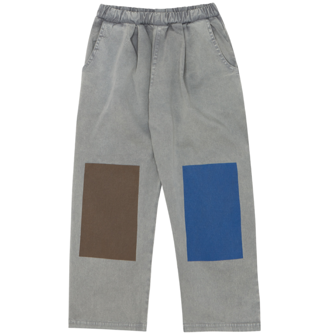 The Campamento Grey Washed Kids Trousers - La Gentile Store