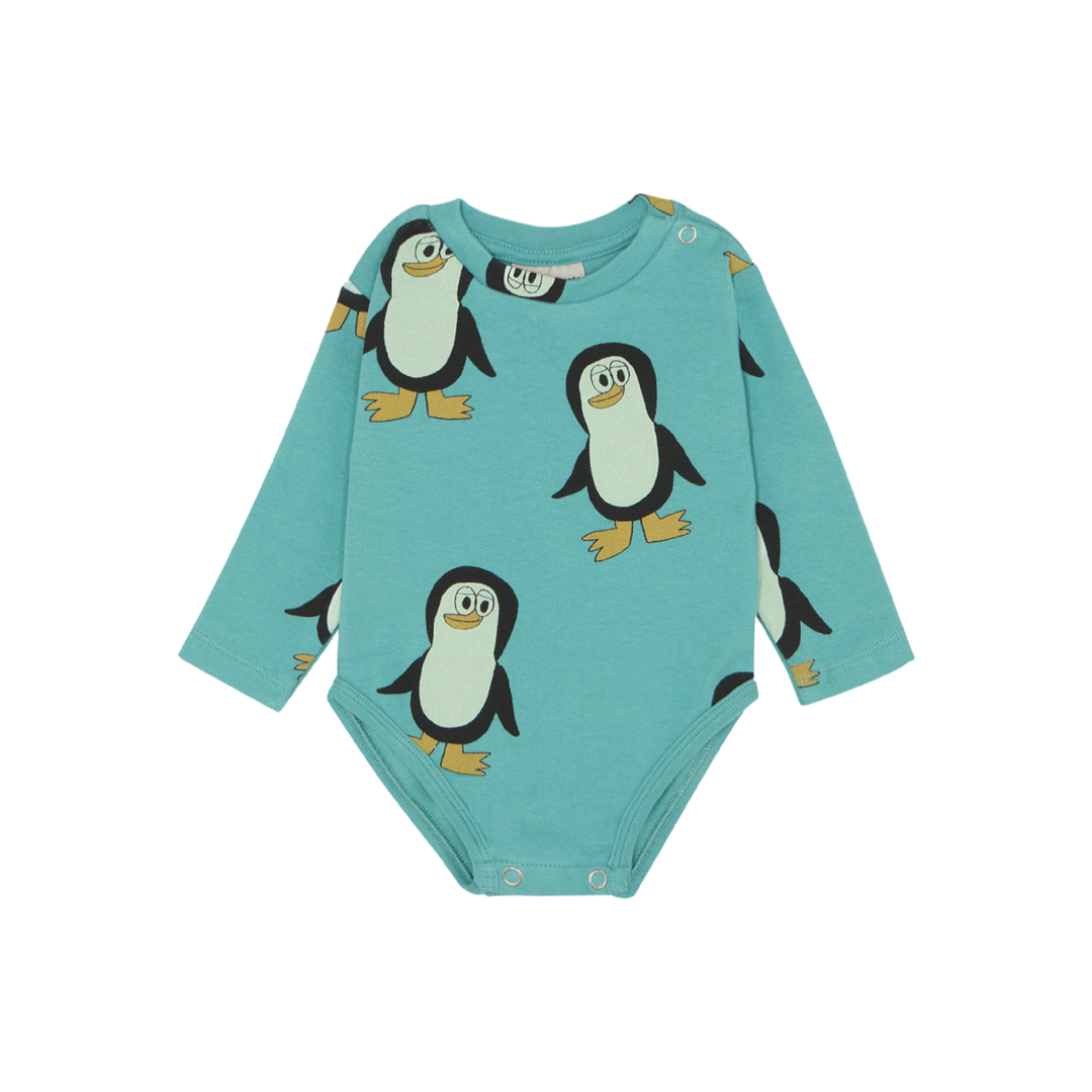 The Campamento Penguins Allover Baby Body - La Gentile Store