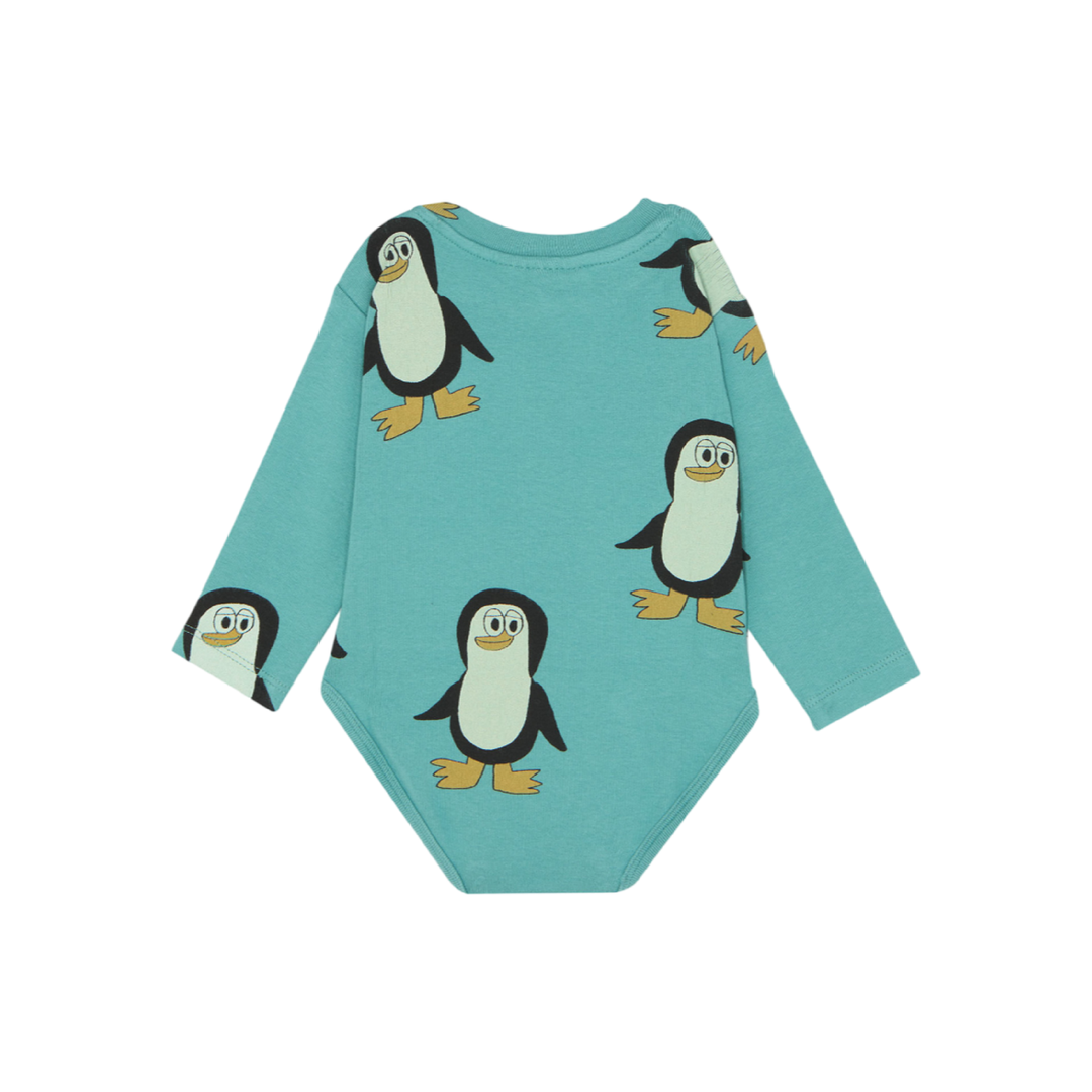 The Campamento Penguins Allover Baby Body - La Gentile Store