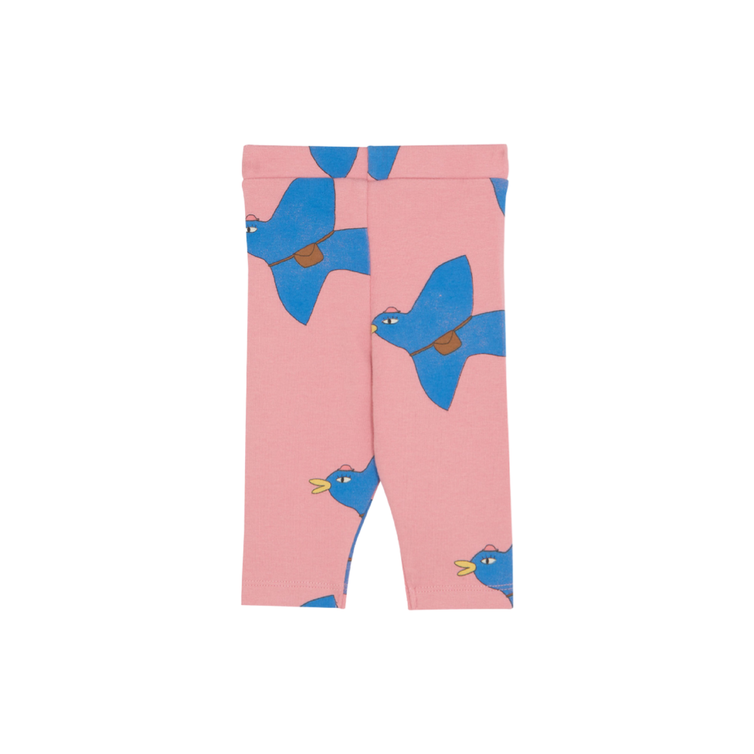 The Campamento Pigeons Allover Baby Leggings - La Gentile Store